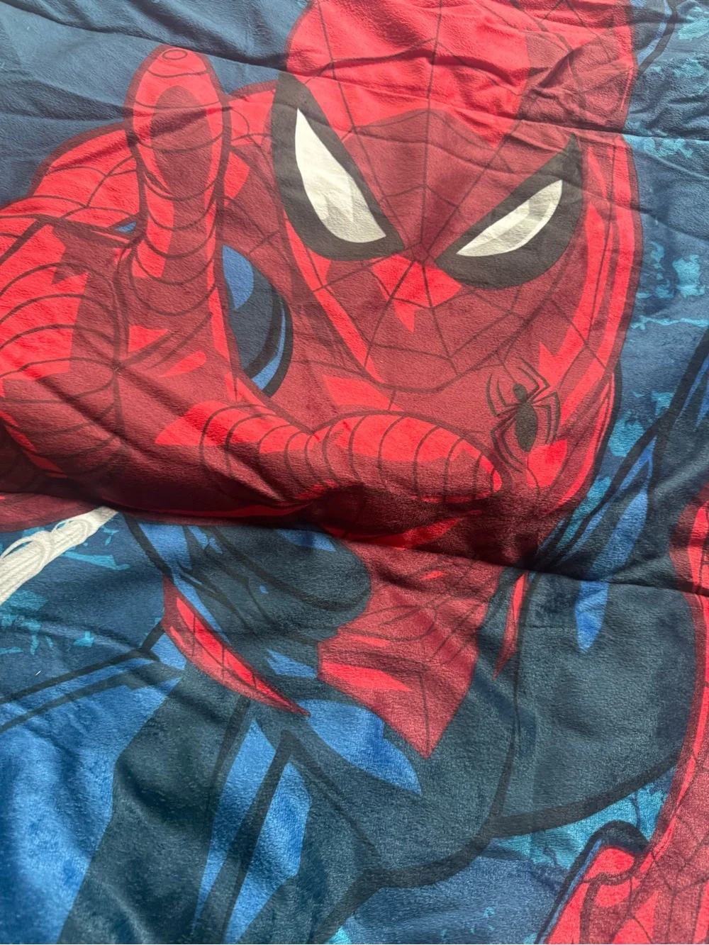 Marvel Spider-Man Kids Sleeping Bag in Blue and Red